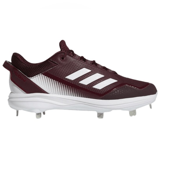 Adidas Icon 7 ‘Team Maroon’ Metal Baseball Cleats [FZ1555 ] Men’s Size 13 New - Picture 1 of 10